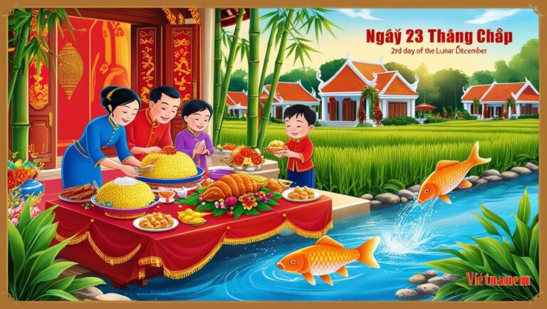 Ý nghĩa và phong tục trong ngày tiễn ông Công, ông Táo