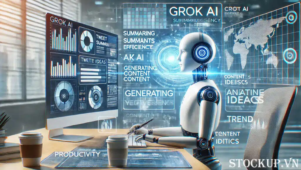 Grok AI trên X (Twitter) giúp tiết kiệm thời gian, sáng tạo nội dung và theo dõi xu hướng hiệu quả.