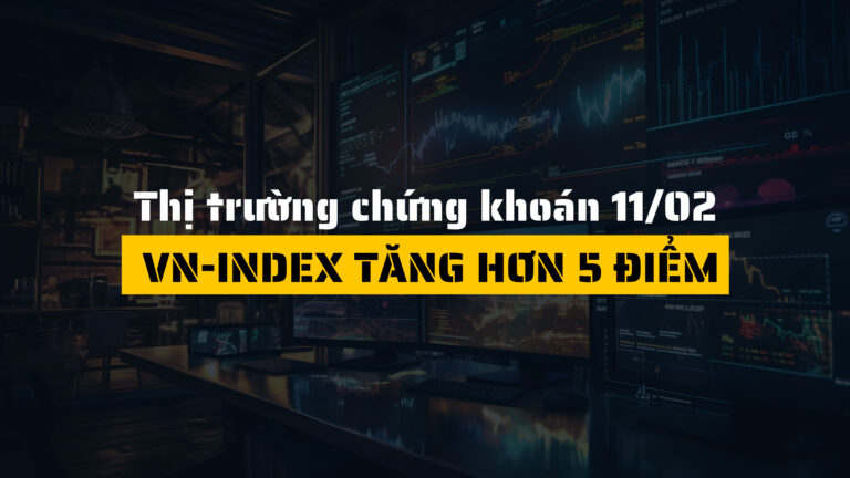 Thị trường chứng khoán ngày 11/02/2025: VN-Index tăng hơn 5 điểm, nhóm công nghệ bứt phá mạnh