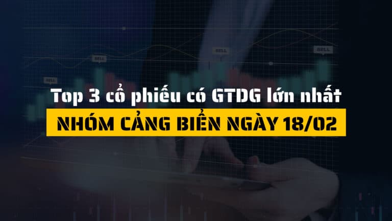 Top 3 cổ phiếu có giá trị giao dịch lớn nhất nhóm cổ phiếu cảng biển ngày 18/02/2025