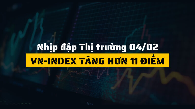 VN-Index tăng hơn 11 điểm, nhóm ngân hàng và chứng khoán kéo thị trường lên trong phiên 04/02/2025