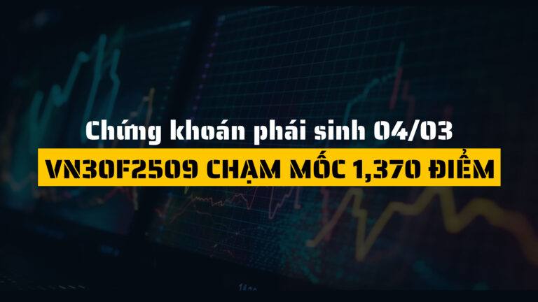 Chứng khoán phái sinh ngày 04/03/2025: Sắc xanh lan tỏa