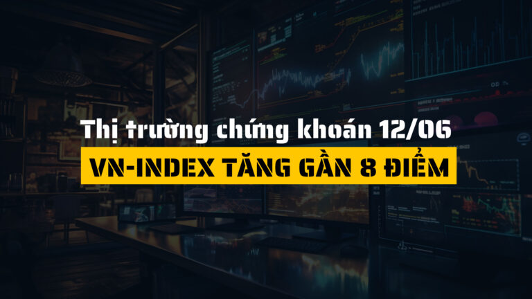 Thị trường chứng khoán ngày 12/06/2025: VN-Index tăng gần 8 điểm