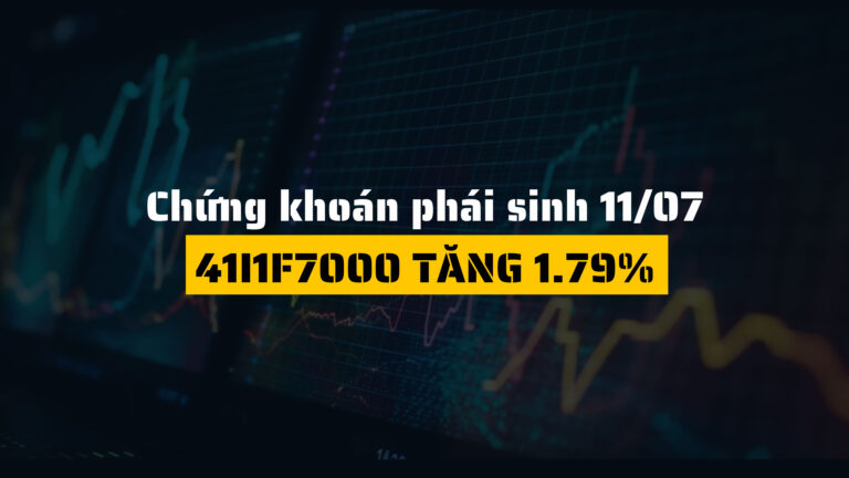 Chứng khoán phái sinh, 41I1F7000 tăng 1.79% (ngày 11/07)