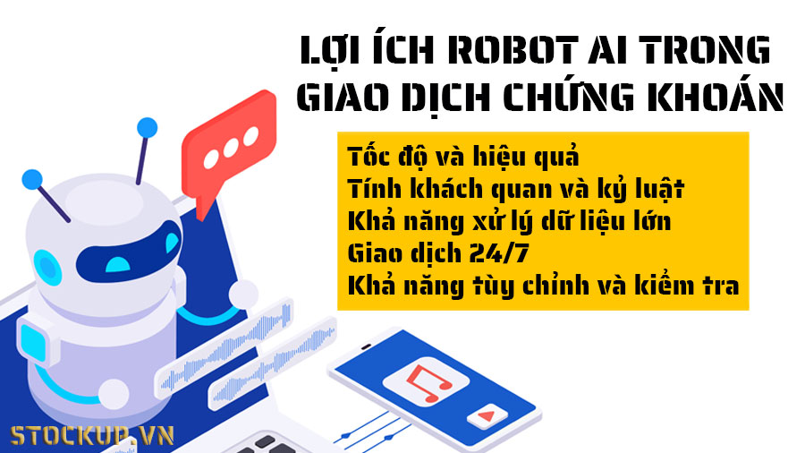 Lợi ích robot AI trong giao dịch chứng khoán