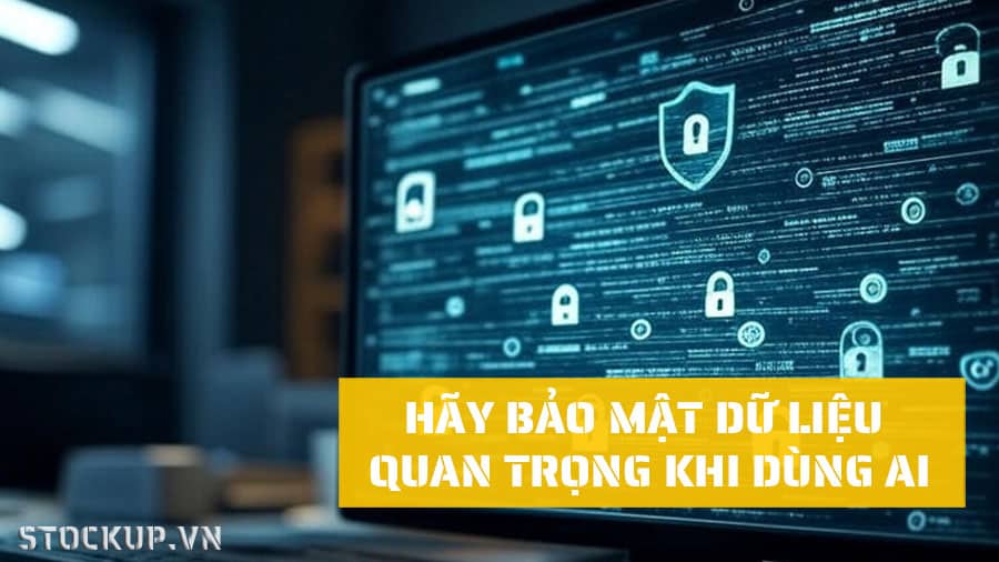 Bảo mật dữ liệu quan trọng khi sử dụng AI trong đầu tư chứng khoán