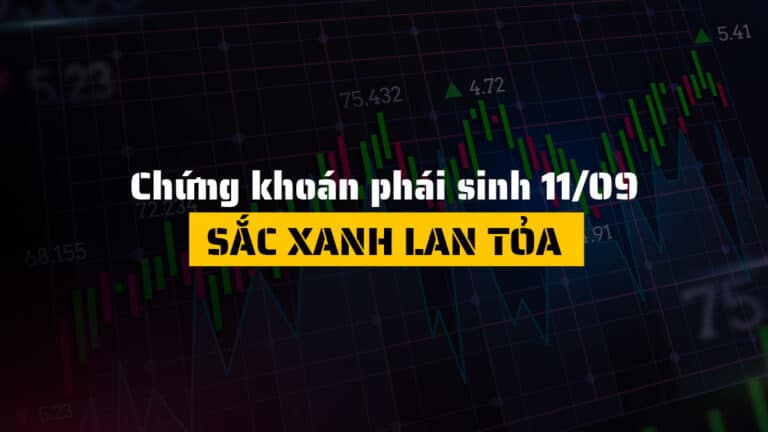 Chứng khoán phái sinh hôm nay 11/09: Sắc Xanh Lan Tỏa, Thị Trường Bứt Phá
