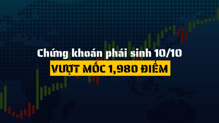 Chứng khoán phái sinh hôm nay 10/10: VN30-Index Tăng 2.04%, Vượt Mốc 1,980 Điểm