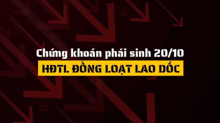 Chứng khoán phái sinh hôm nay 20/10: VN30-Index giảm 5.38% – Hợp đồng tương lai đồng loạt lao dốc