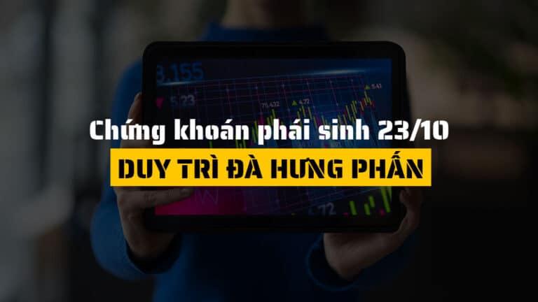 Chứng khoán phái sinh hôm nay 23/10: VN30F2512 tăng gần 1%, hợp đồng tương lai duy trì đà hưng phấn