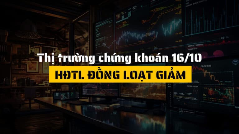 Thị trường chứng khoán hôm nay 16/10: VN-Index tăng gần 9 điểm, MSN dẫn sóng với giao dịch “khủng” của khối ngoại