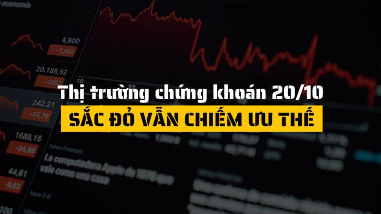Thị trường chứng khoán hôm nay 24/10: Lực bán chiếm ưu thế, khối ngoại tiếp tục rút ròng gần 1.9 nghìn tỷ đồng