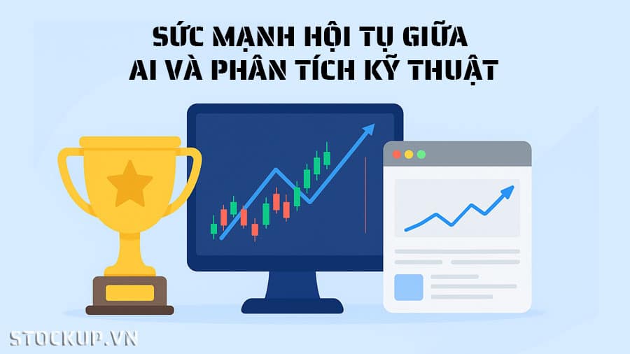 Sức mạnh hội tụ giữa công cụ AI và phân tích kỹ thuật — tối ưu hóa quyết định đầu tư hiện đại.