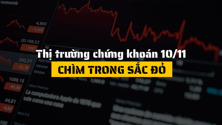Thị trường chứng khoán hôm nay 10/11: VN-Index giảm 18.56 điểm