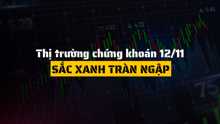 Thị trường chứng khoán hôm nay 12/11: VN-Index Tăng Bứt Phá Hơn 38 Điểm