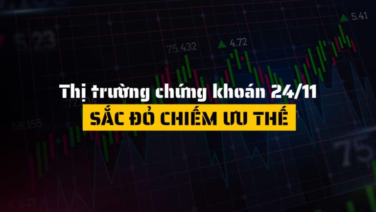 Thị trường chứng khoán hôm nay 24/11: VN-Index Tăng Gần 14 Điểm Nhờ Bất Động Sản Bứt Phá