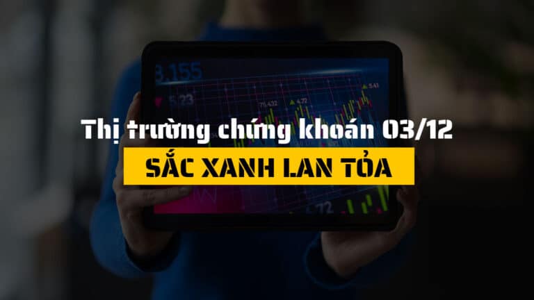 Thị trường chứng khoán hôm nay 03/12: Ngân Hàng Dẫn Sóng, BĐS Chịu Áp Lực