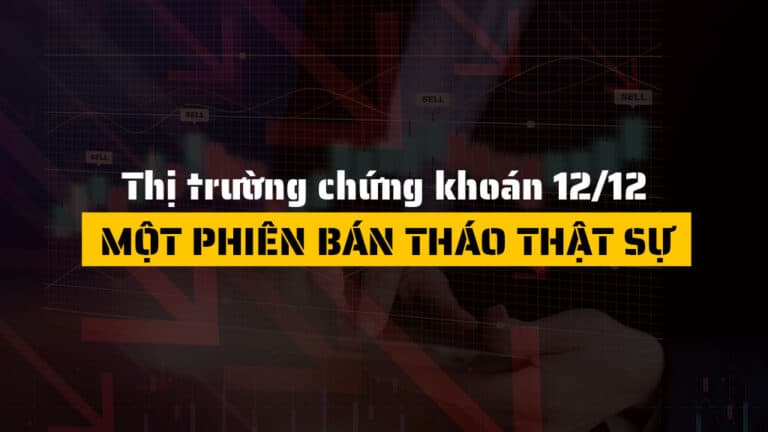 Thị trường chứng khoán hôm nay 12/12: VN-Index Lao Dốc 52 Điểm, Sắc Đỏ Bao Phủ Toàn Bộ Thị Trường