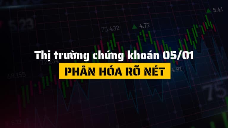 Thị trường chứng khoán hôm nay 05/01: VN-Index Tăng Nhẹ Giữa Áp Lực Bán