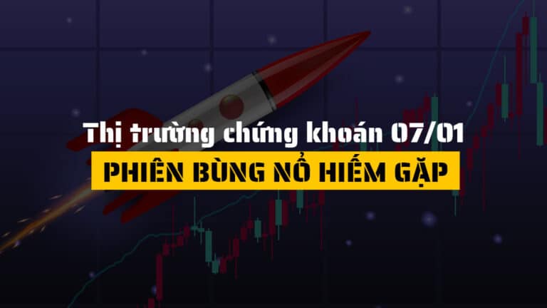 Thị trường chứng khoán hôm nay 07/01: VN-Index Bùng Nổ Gần 45 Điểm, Dòng Tiền Lan Tỏa Mạnh Mẽ