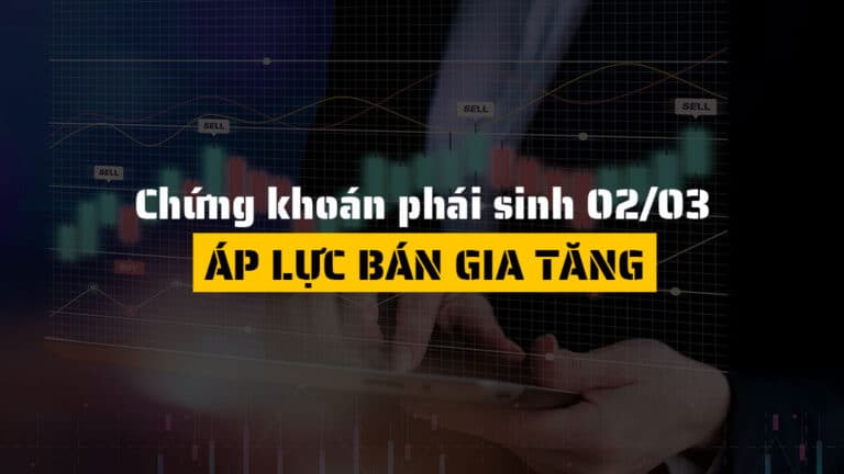 Chứng khoán phái sinh hôm nay 02/03: Hợp đồng tương lai giảm mạnh theo đà lao dốc của thị trường